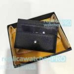 Mont Blanc Leather Card Holder - Black